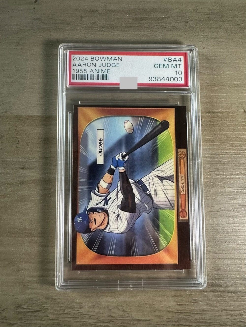 Aaron Judge 2024 1955 Anime #BA4 Gem Mint 10 Novelty Card. Yankees.